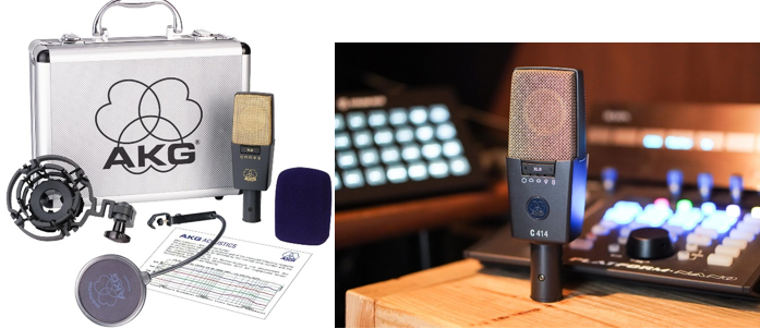 Image of •	Microphone:   AKG C414 xls